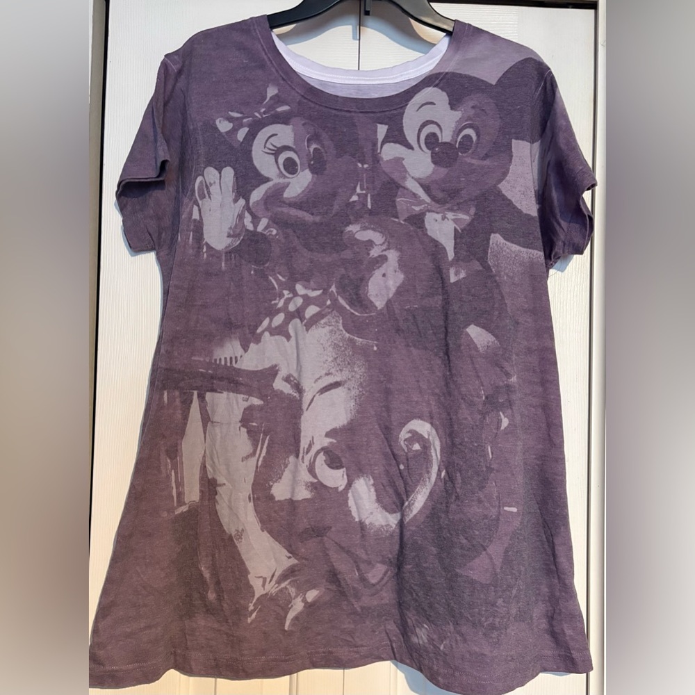 Disney Purple Mickey & Friends Graphic Tee